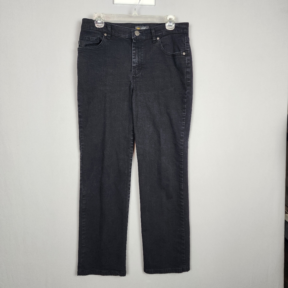 Lee Jeans Relaxed Fit Straight Leg Mid Rise Sz 10 Short